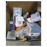 Box Lot Assorted Home Improvement Items Box Lot Assorted Home Improvement Items