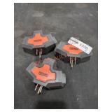 (3) Ridgid 3-Outlet Outdoor Power Hub (3) Ridgid 3-Outlet Outdoor Power Hub