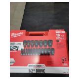Milwaukee 1/2" Drive Impact Socket Kit Milwaukee 1/2" Drive Impact Socket Kit