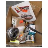 Box Lot Assorted Home Improvement Items Box Lot Assorted Home Improvement Items