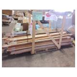 Skid Of Molding, Carpet, Outdoor Handrail
