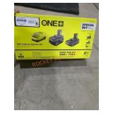 RYOBI 18V 4Ah & 2Ah Starter Kits