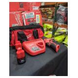 Milwaukee M12 subcompact 1/4" hex impact kit