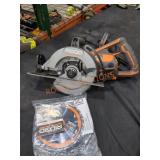 Ridgid Corded 7-1/4" Worm Drive Circular Saw