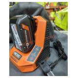 Ridgid 18v 6 ah battery and charger