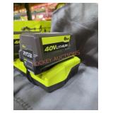 Ryobi 40v 6 ah batteries and charger