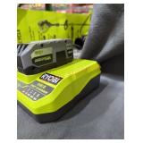 Ryobi 18v 4 ah battery and charger