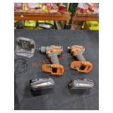 Ridgid 18v 2 Tool Combo Kit