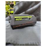 Ryobi 40v 4 ah battery