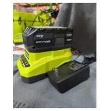 Ryobi 18v 4 ah battery and charger