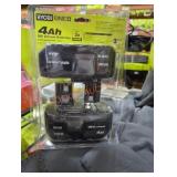 Ryobi 18v 4 ah batteries