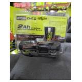 Ryobi 18v 2 ah battery