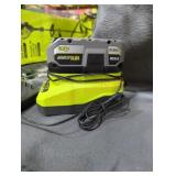 Ryobi 18v 4 ah battery and charger