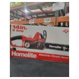 Homelite 14" 9 Amp Electric Chainsaw