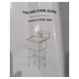 30" Freestanding AIO Stainless Steel Compartment