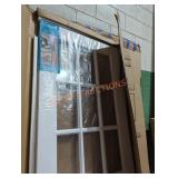 30" x 80" interior door white with windows