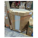 24" x 36" wall diaganol corner gray cabinet