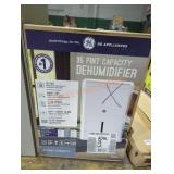 GE 35 pint capacity dehumidifier