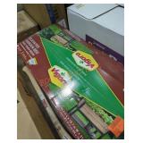 Vigoro elevated garden bed oak finish resin