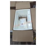 32in by 24in white utility tote