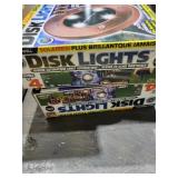 (2) Solar Disk Lights