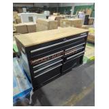 Husky 46" 9 drawer mobile work bench black