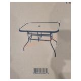 Black Patio Table Assembly Required