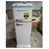 Retro Frigidaire white fridge and freezer