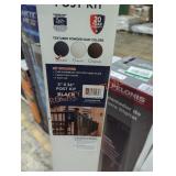 Black 3" x 36" post kit