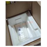 24" x 22" rugged white utility sink