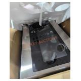 GE stainless over the range microwave oven