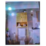 Veikous over the toilet bamboo cabinet