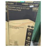 Metalux 2 ft x 4 ft selectable lumens led panel