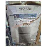 Vissani 3.1 cu ft mini fridge with freezer