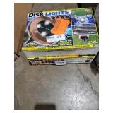 (2) Solar Disk Lights