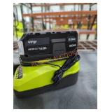 Ryobi 18v 4 ah battery and charger