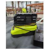 Ryobi 18v 4 ah battery and charger