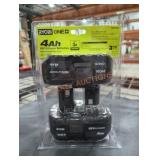 Ryobi 18v 4 ah lithium batteries