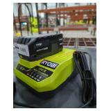 Ryobi 18v 4 ah battery and charger