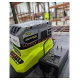 Ryobi 18v 4 ah battery and charger