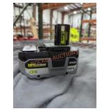Ryobi 18v 4 ah battery