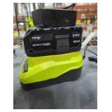 Ryobi 18v 4 ah battery and charger