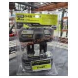 Ryobi 18v 4 ah lithium high performance batteries