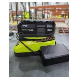 Ryobi 18v 4 ah battery and charger