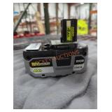 Ryobi 18v 4 ah battery