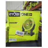 Ryobi 18v hybrid 7.5" fan