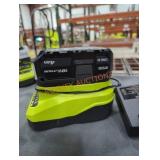 Ryobi 18v 4 ah battery and charger