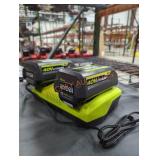 Ryobi 40v 4 ah batteries and charger
