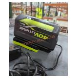 Ryobi 40v 6 ah battery and charger