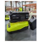 Ryobi 18v 4 ah battery and charger